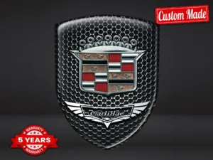 Cadillac Badge Silicone Limité Dôme Sport Édition Course ST